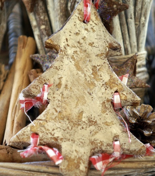 Новогодние украшения и декорации из соленого теста: елка своими руками, фото